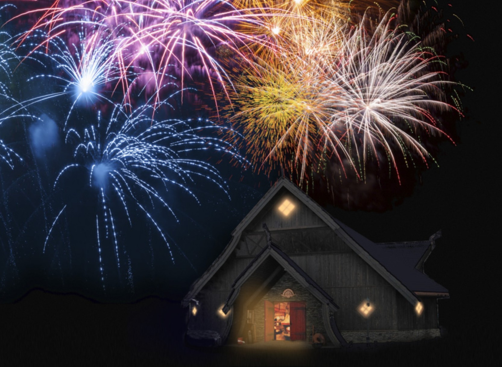 New Year’s Celebration in Fjord Norway